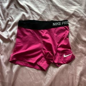 Pink Nike spandex